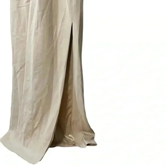Revelry One Shoulder Dress in Cream - Picture 7 of 9